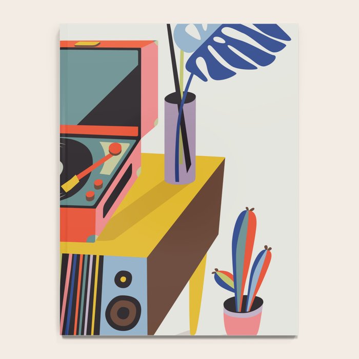Retro Record Player Notebook Gallery Image 4