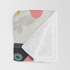 Retro Record Player Throw Blanket Gallery Image 3