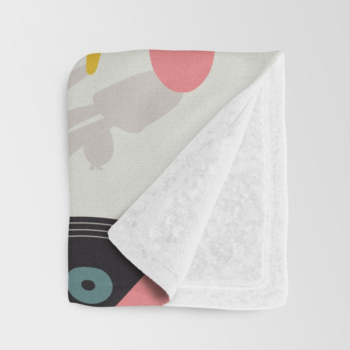 Retro Record Player Throw Blanket Gallery Image 3