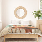 Rustic Holiday Courtyard Still Life Duvet Cover Gallery Image 3
