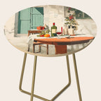 Rustic Holiday Courtyard Still Life Side Table Gallery Image 2