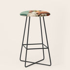 Rustic Holiday Courtyard Still Life Stool Gallery Image 1