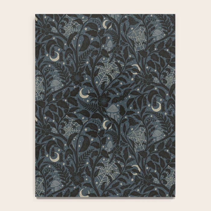Mysterious Garden - midnight blue Notebook Gallery Image 4