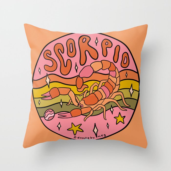 2020 Scorpio Throw Pillow Gallery Image 6