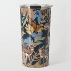 Colorful Dark Forest Animals B Travel Mug Gallery Image 1