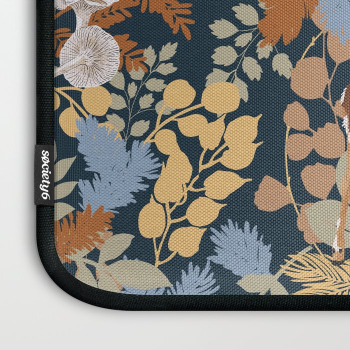 Colorful Dark Forest Animals B Laptop Sleeve Gallery Image 3