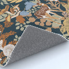Colorful Dark Forest Animals B Rug Gallery Image 4
