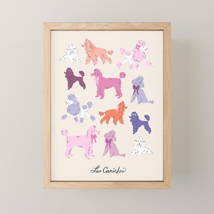 Oodles of Poodles Mini Art Print Gallery Image 1