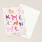 Oodles of Poodles Stationery Card Gallery Image 2