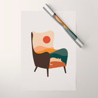 Cat Landscape 75 Wrapping Paper Gallery Image 1