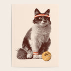Tennis Cat Poster Gallery Image 4