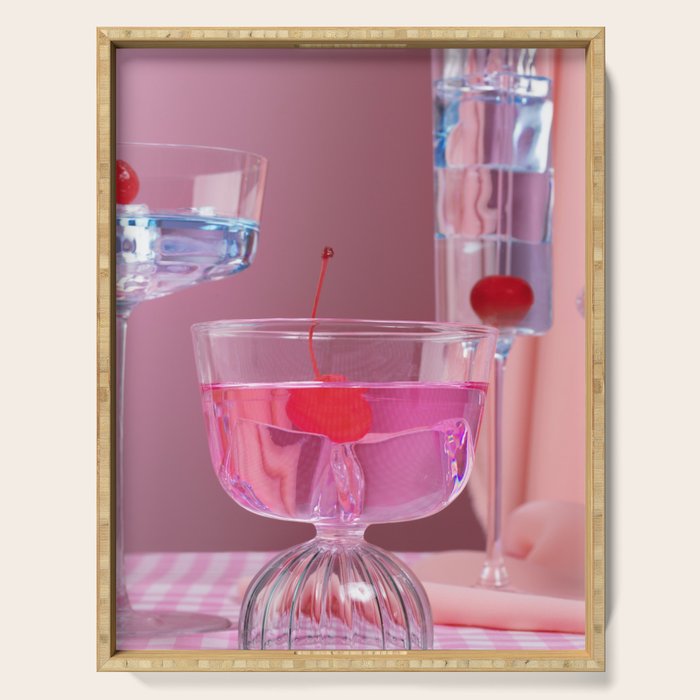 Pink party Serving Tray Gallery Image 1
