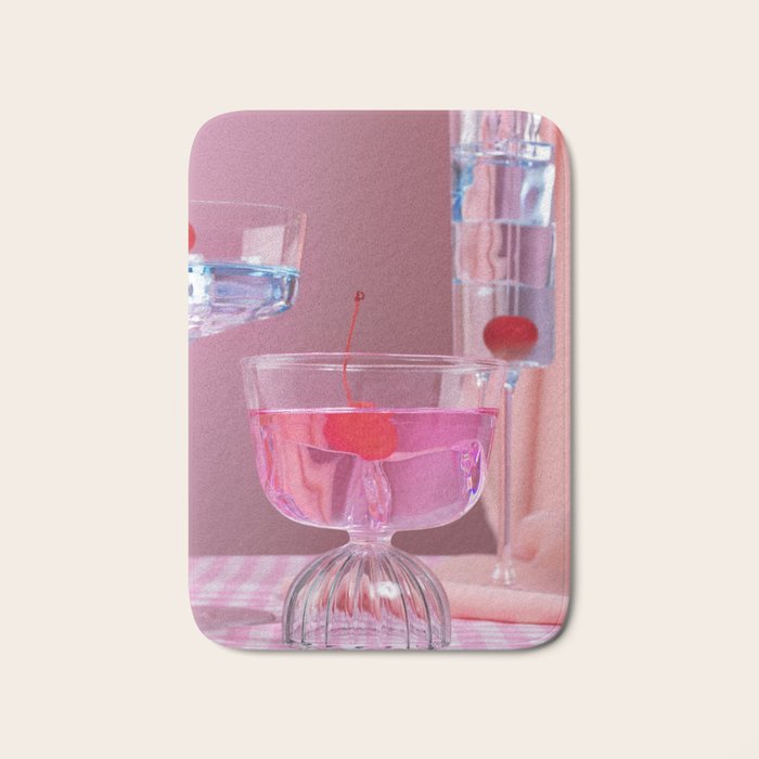 Pink party Bath Mat
