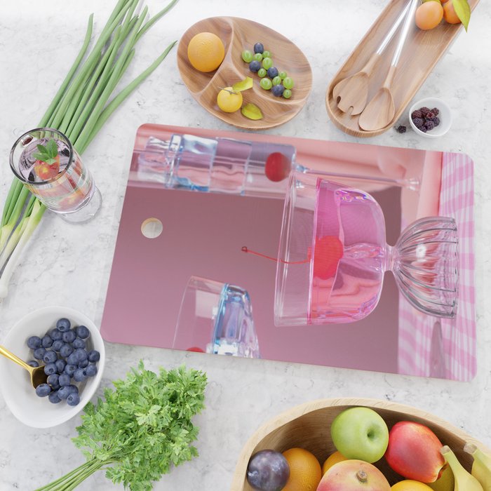Pink party Cutting Board Gallery Image 2