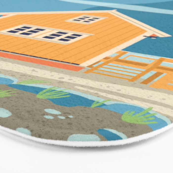 Norway, tiny house on an island Bath Mat Gallery Image 3