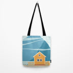 Norway, tiny house on an island Tote Bag Gallery Image 2