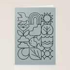 Harmony Grid Stationery Card Gallery Image 2