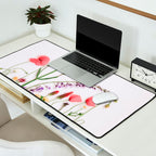 Flowers Flat Lay - Colorful Mixed Wildflowers - Poppies - Floral Desk Mat Gallery Image 2