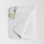 Flowers Flat Lay - Colorful Mixed Wildflowers - Poppies - Floral Throw Blanket Gallery Image 3