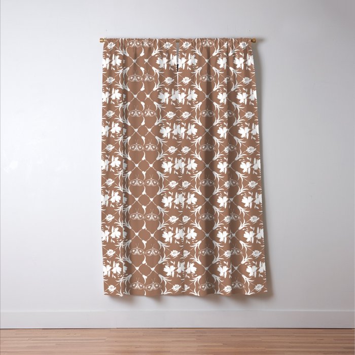 Bohemian Moth Haven  Window Curtain Gallery Image 3