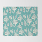 Mola mola Throw Blanket Gallery Image 2