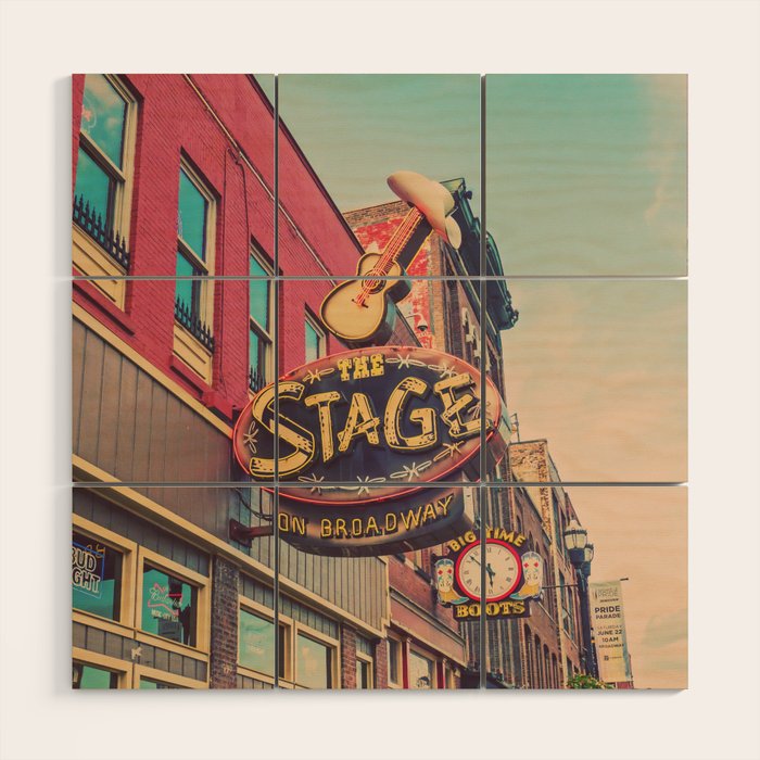 The Stage Nashville Wood Wall Art Gallery Image 1