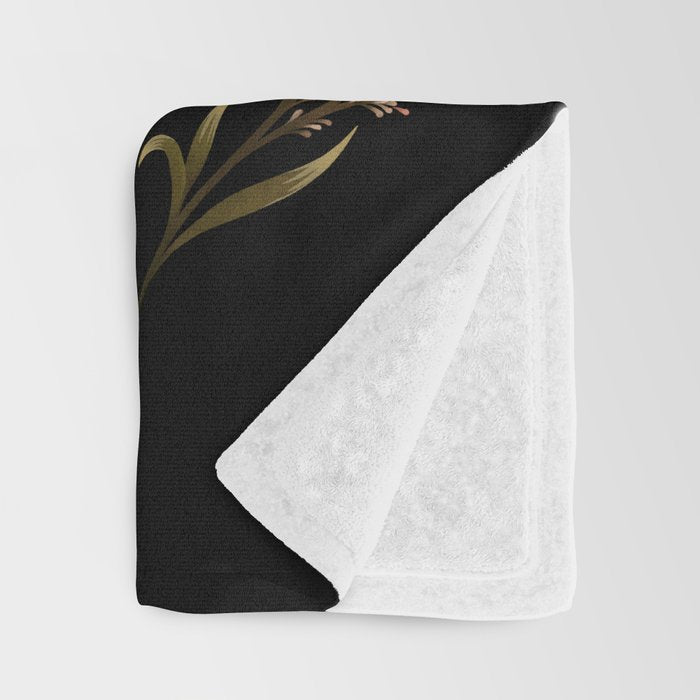 The Black Cat on Halloween Night Throw Blanket Gallery Image 3