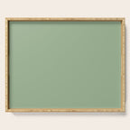 Solid Color SAGE GREEN  Serving Tray Gallery Image 1