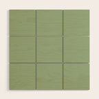 Solid Color SAGE GREEN  Wood Wall Art Gallery Image 1