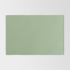 Solid Color SAGE GREEN  Rug Gallery Image 2