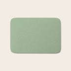 Solid Color SAGE GREEN  Bath Mat Gallery Image 1