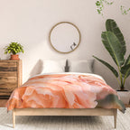 Coral Roses | Ostuni botanical garden photography | Puglia Italy Comforter Gallery Image 3