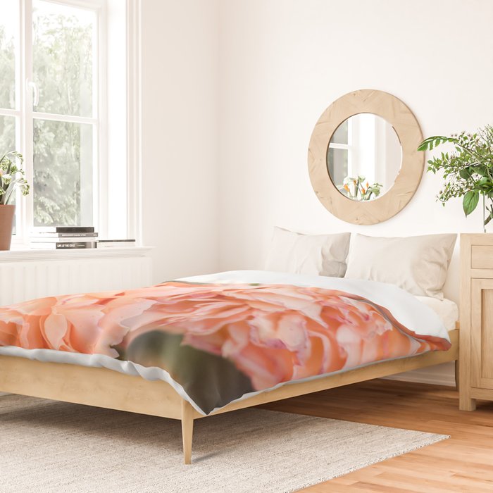 Coral Roses | Ostuni botanical garden photography | Puglia Italy Duvet Cover Gallery Image 2