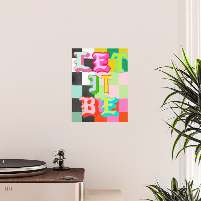 Let it Be Checker Poster Gallery Image 2