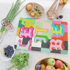 Let it Be Checker Cutting Board Gallery Image 2