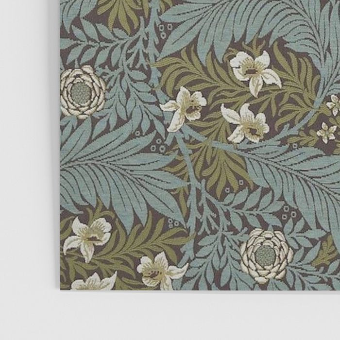 William Morris Vintage Larkspur Blue Green Poster Gallery Image 3