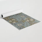 William Morris Vintage Larkspur Blue Green Yoga Mat Gallery Image 2