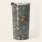 William Morris Vintage Larkspur Blue Green Travel Mug Gallery Image 3