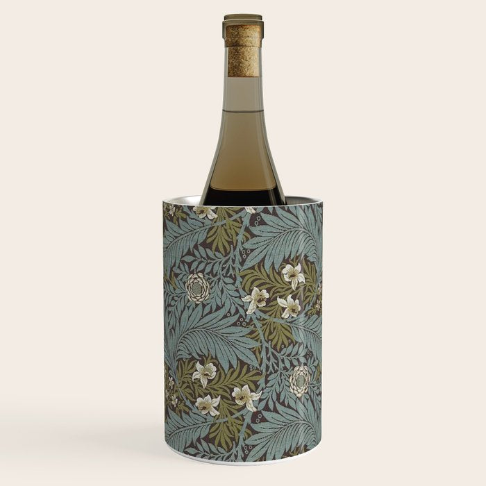 William Morris Vintage Larkspur Blue Green Wine Chiller Gallery Image 3