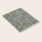William Morris Vintage Larkspur Blue Green Notebook Gallery Image 2