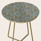 William Morris Vintage Larkspur Blue Green Side Table Gallery Image 2