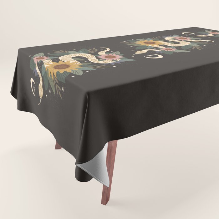 Year of the Snake - Black Tablecloth Gallery Image 1