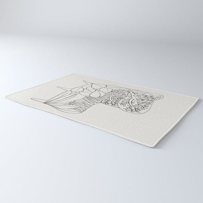 Cat and Plant 19 Rug Gallery Image 3