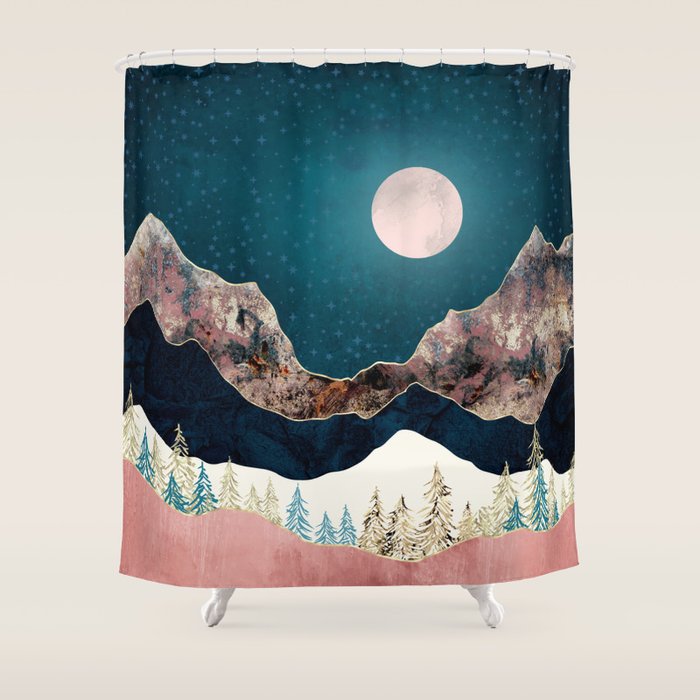 Pine Vista Shower Curtain Gallery Image 1