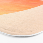 Tropical Sunrise Abstract Landscape Bath Mat Gallery Image 3