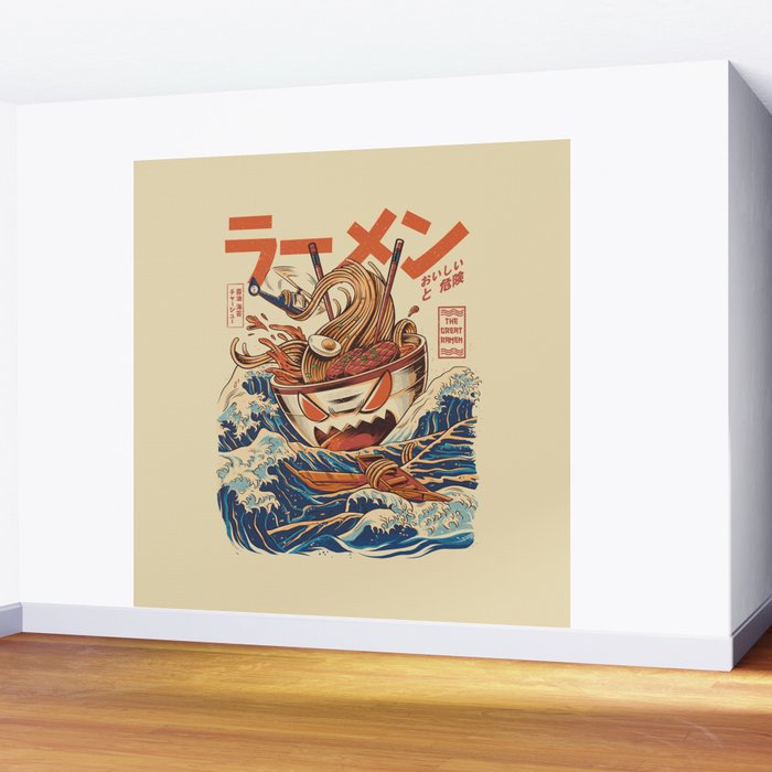Great Ramen off Kanagawa Wall Mural Gallery Image 2