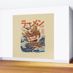 Great Ramen off Kanagawa Wall Mural Gallery Image 2