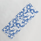 Floral Simplistic Silhouettes B Yoga Mat Gallery Image 1