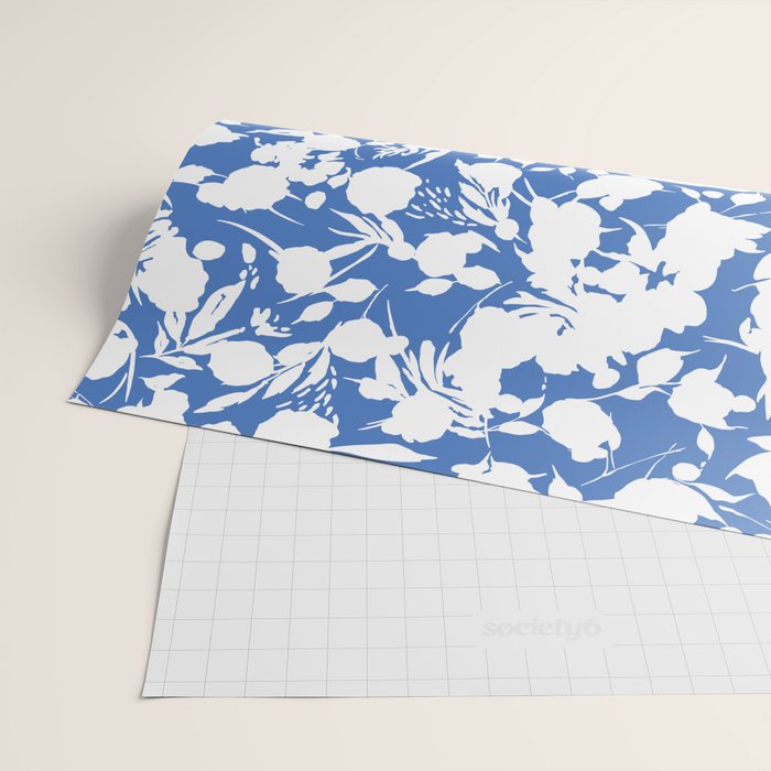 Floral Simplistic Silhouettes B Wrapping Paper Gallery Image 2