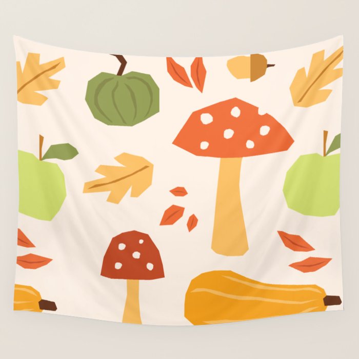 Autumn vibes Wall Tapestry Gallery Image 1